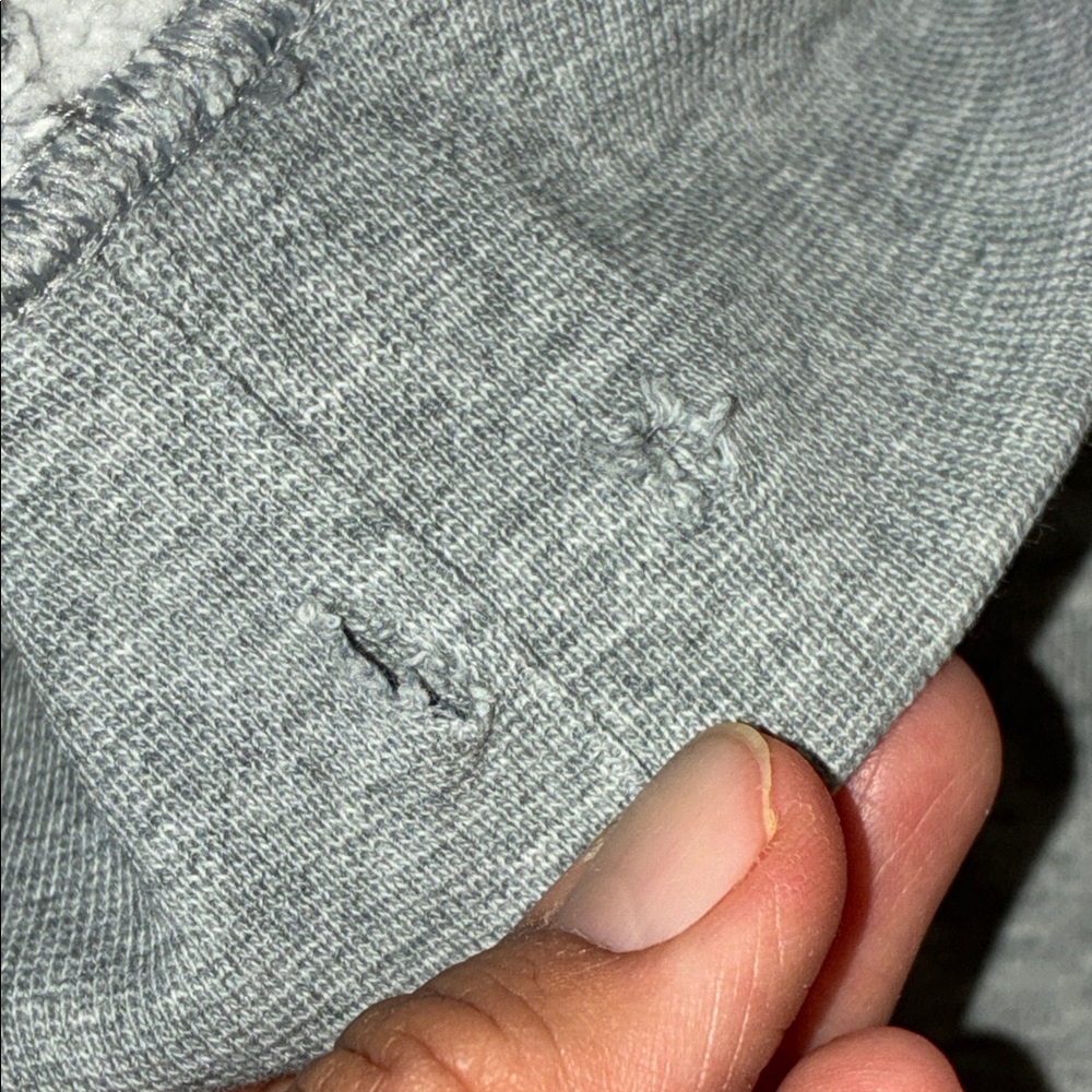 Air Jordan hoodie bleach stained Gray grey long sleeved hooded - Picture 6 of 12